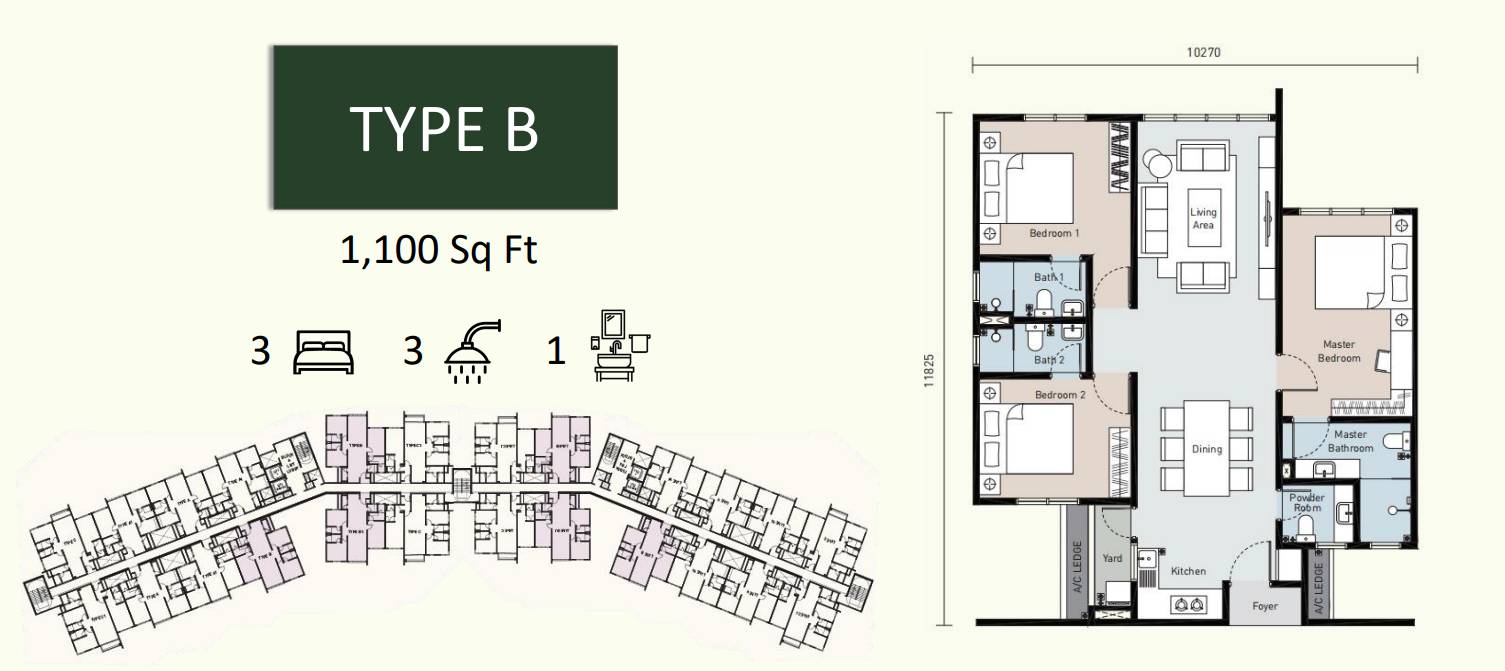 Bayu Timur Residence Kota Kemuning Type B
