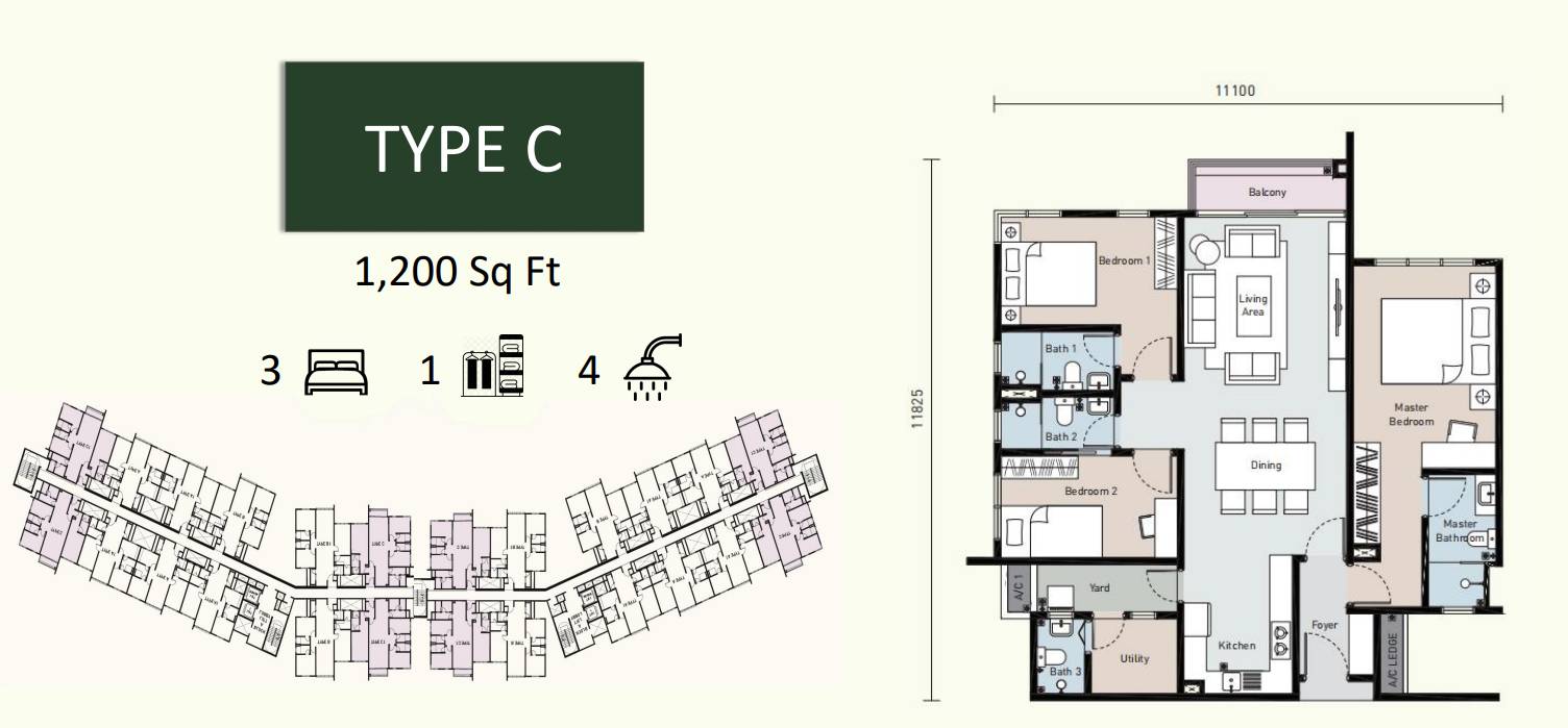 Bayu Timur Residence Kota Kemuning Type C