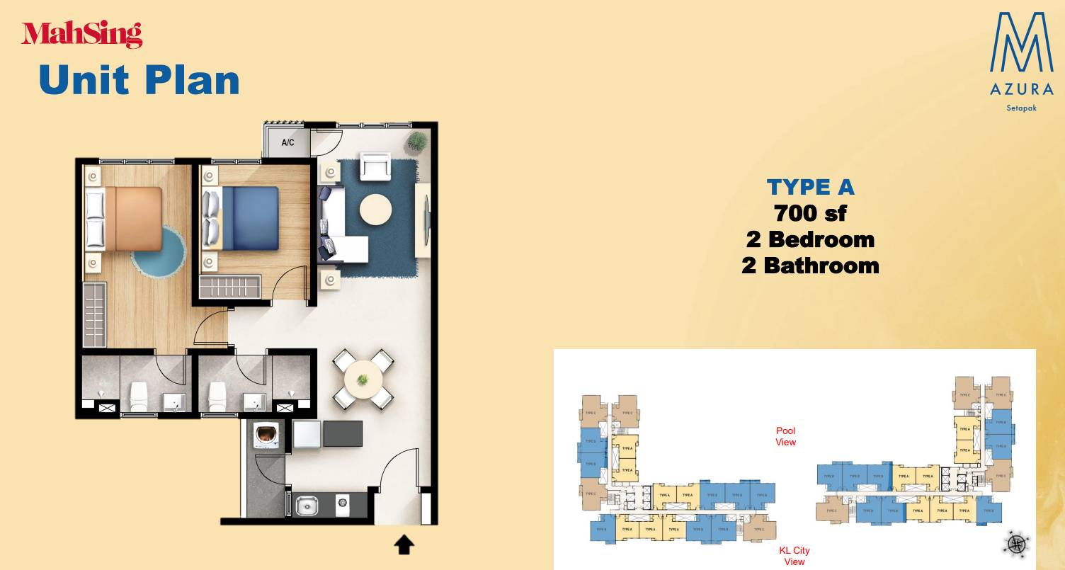 M Azura Setapak Type A