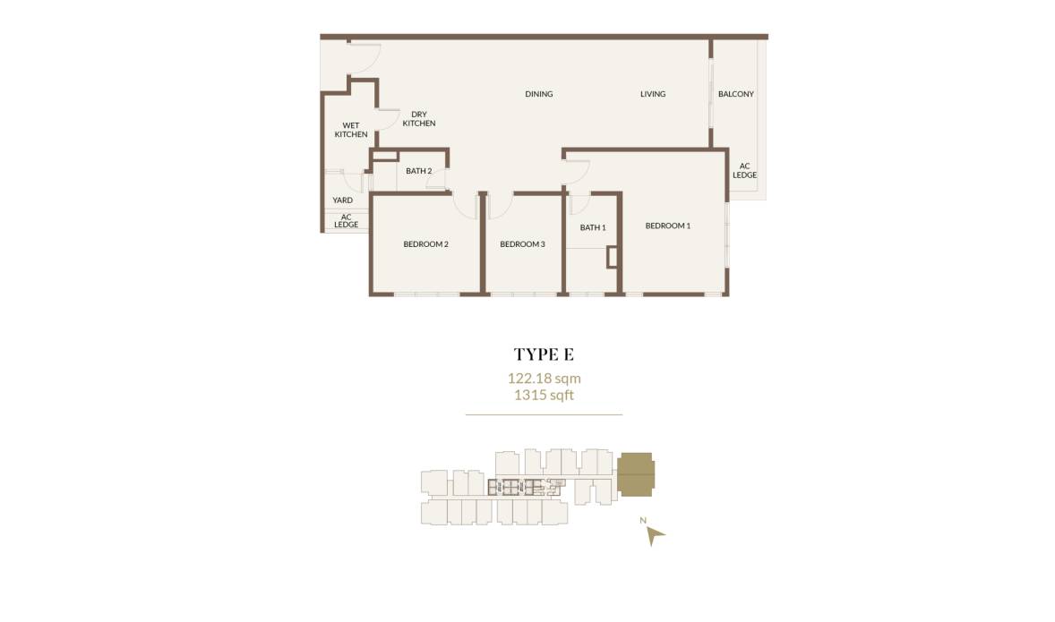 Aethera Residence Johor Baharu Type E