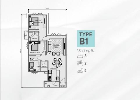 Padang Residence Kota Semarak Type B