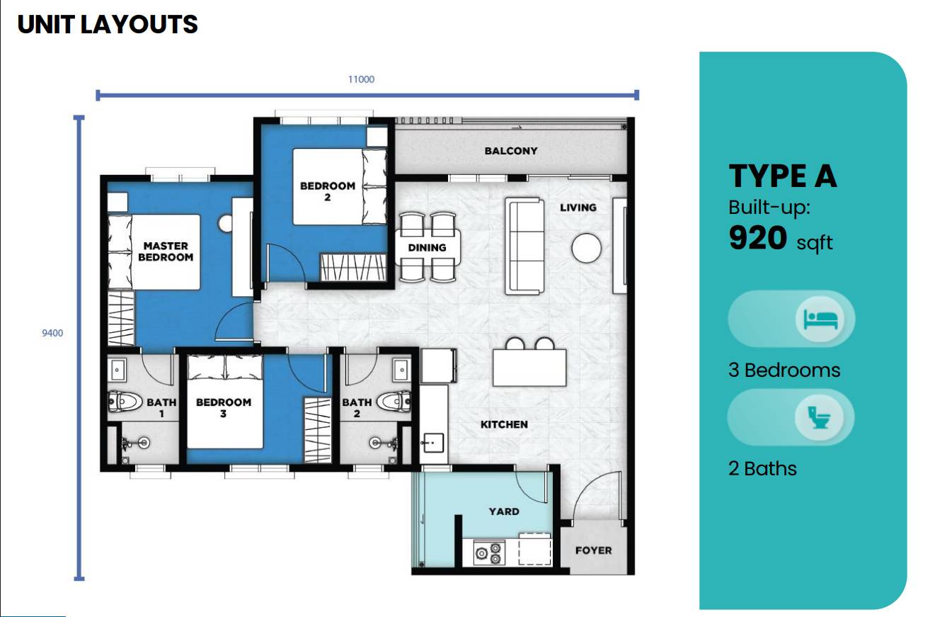 Prestonie Suites EduSphere Cyberjaya Type A
