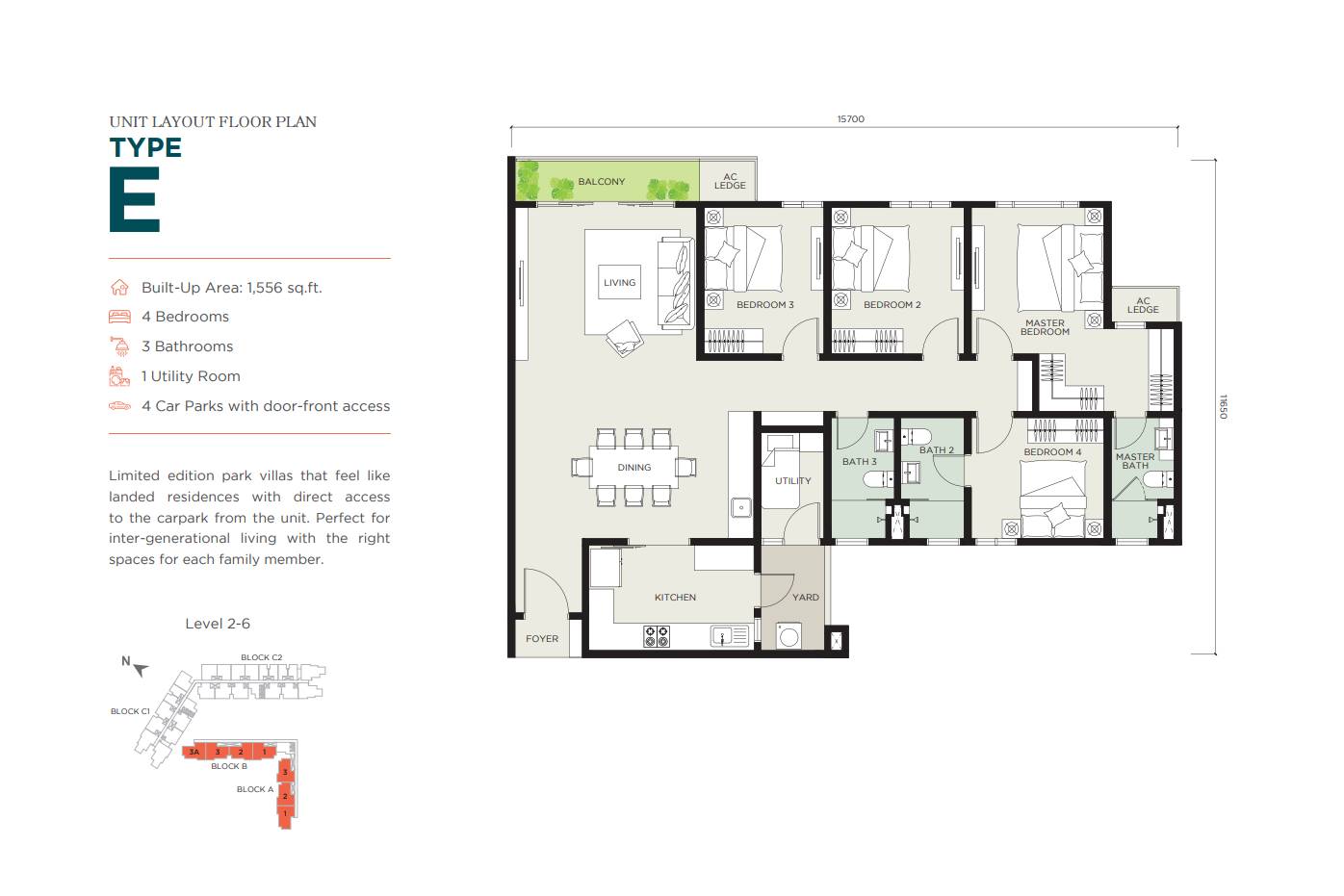 Uptown Residence 2 @ Klang Type E